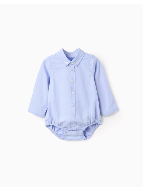 Body-camisa de algodón de manga larga - Kiabi