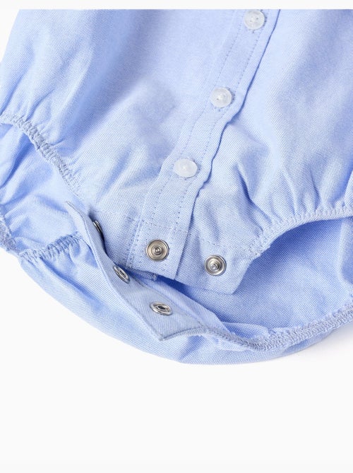 Body-camisa de algodón de manga larga - Kiabi