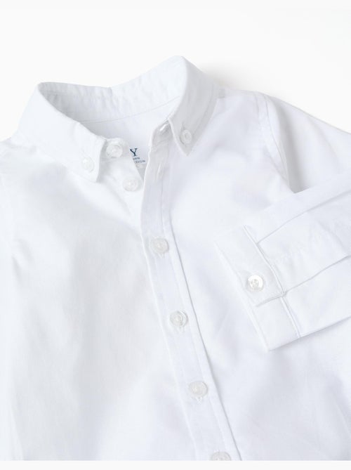 Body-camisa de algodón de manga larga - Kiabi