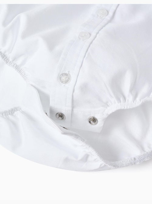 Body-camisa de algodón de manga larga - Kiabi