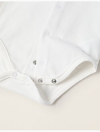 Body-camisa en jersey con volantes