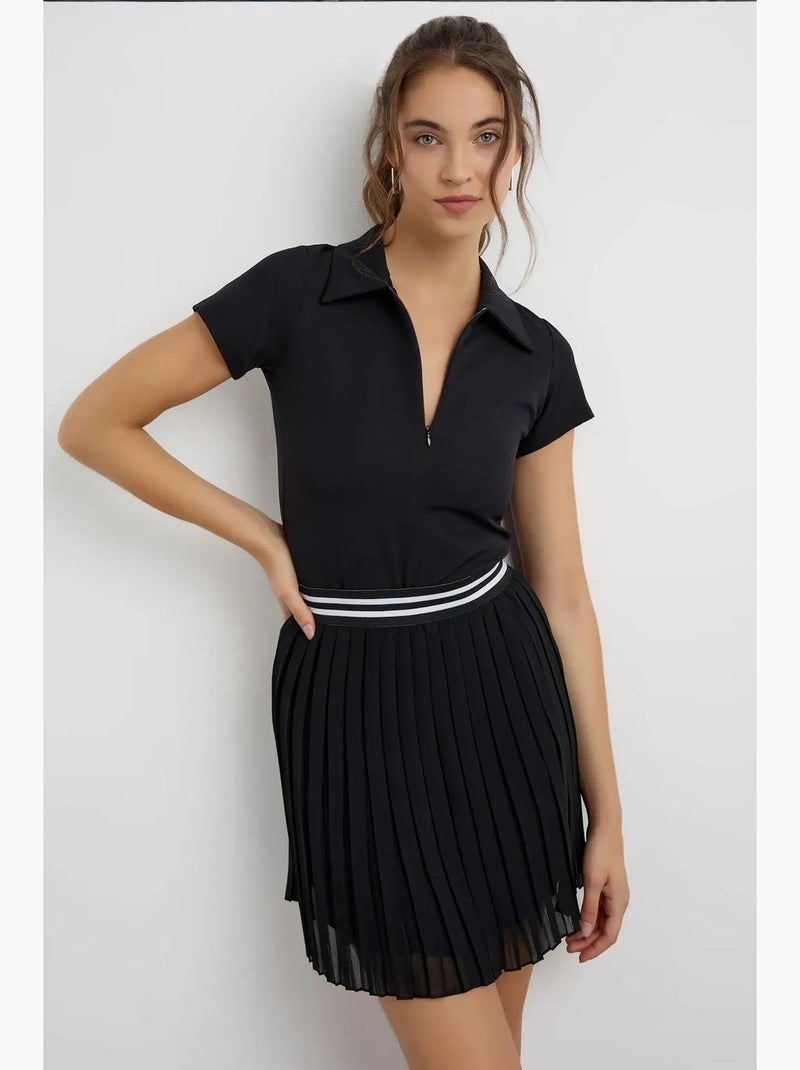 Body con cremallera hiccup Negro - Kiabi