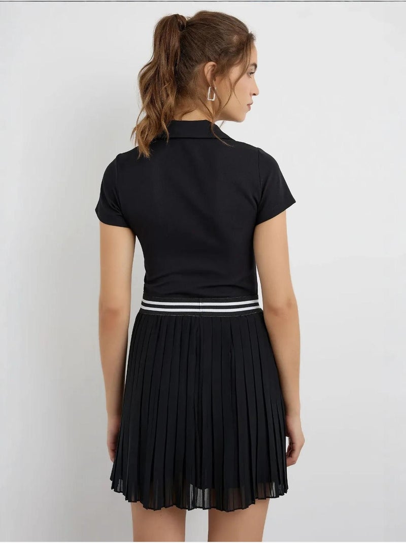 Body con cremallera hiccup Negro - Kiabi