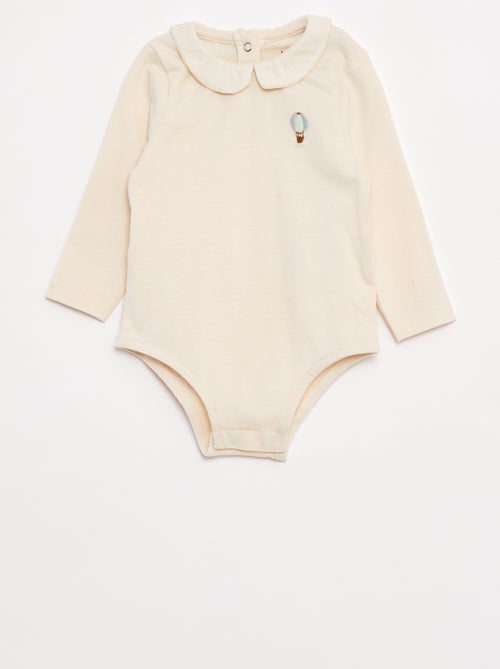 Body con cuello bebé - Kiabi