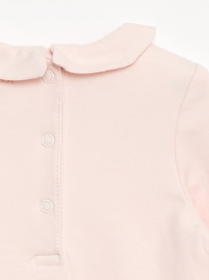 Body con cuello bebé Rosa - Kiabi