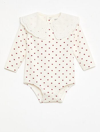 Body con cuello Claudine