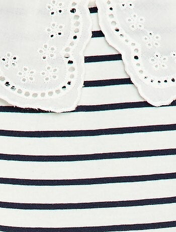 Body con cuello Claudine