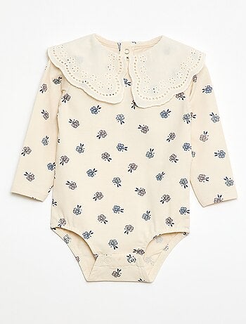 Body con cuello Claudine