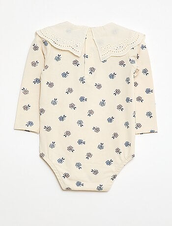 Body con cuello Claudine