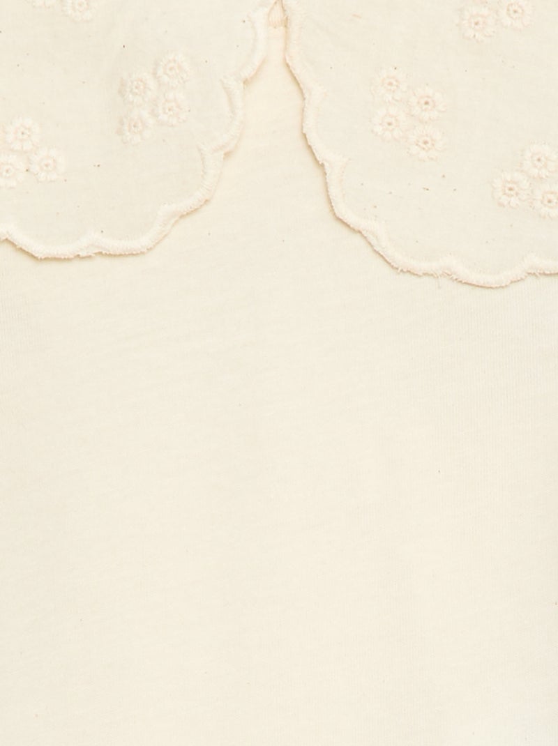 Body con cuello Claudine Blanco - Kiabi