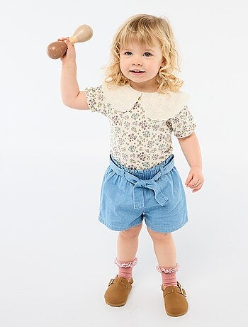 Body con cuello Claudine