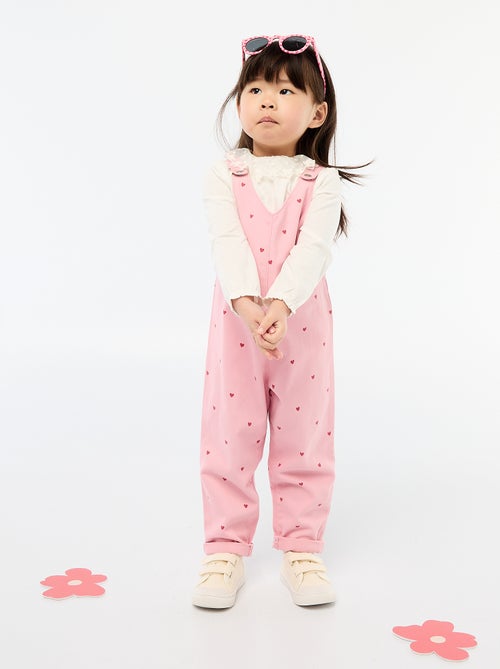 Body con cuello de encaje - Kiabi