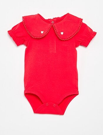 Body con cuello de fantasía