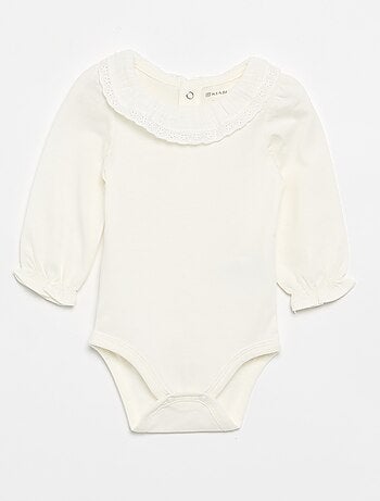 Body con cuello volante