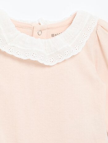 Body con cuello volante