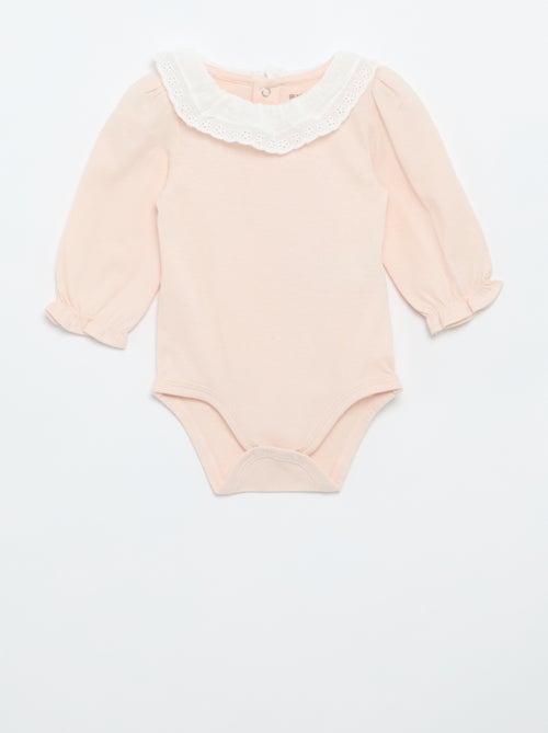 Body con cuello volante - Kiabi