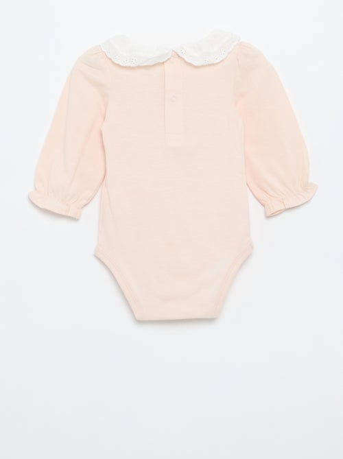 Body con cuello volante - Kiabi