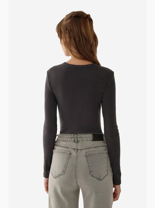 Body con efecto lavado hiccup - Kiabi