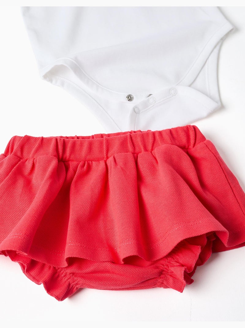 Body con estampado de Minnie + falda Rojo - Kiabi