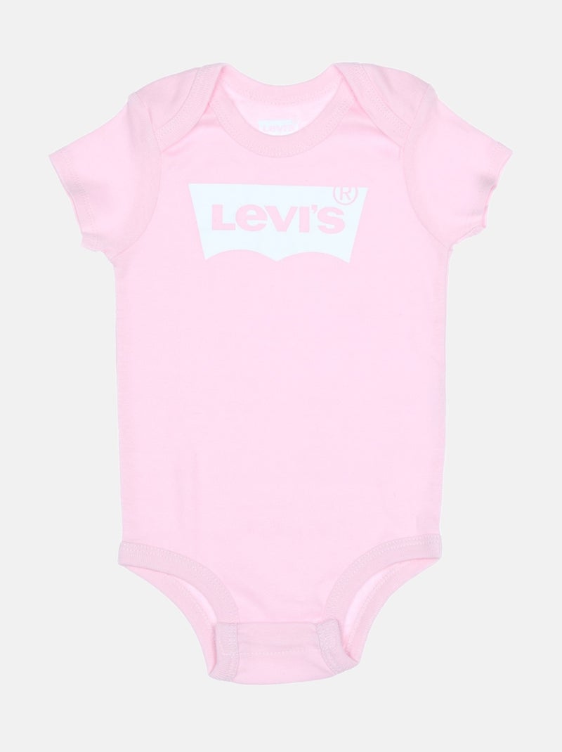 Body con logotipo - Levi's Kids Blanco Rosa - Kiabi