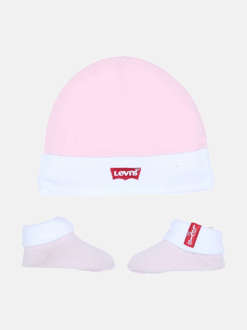 Body con logotipo - Levi's Kids Blanco Rosa - Kiabi