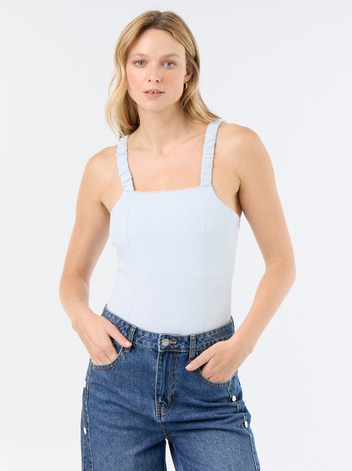 Body con tirantes elásticos - Kiabi Body con tirantes elásticos - Kiabi