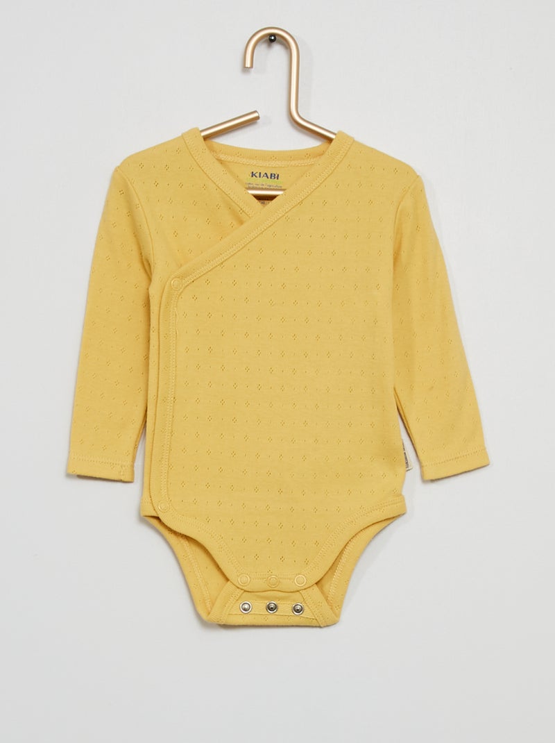 Body cruzado evolutivo AMARILLO - Kiabi