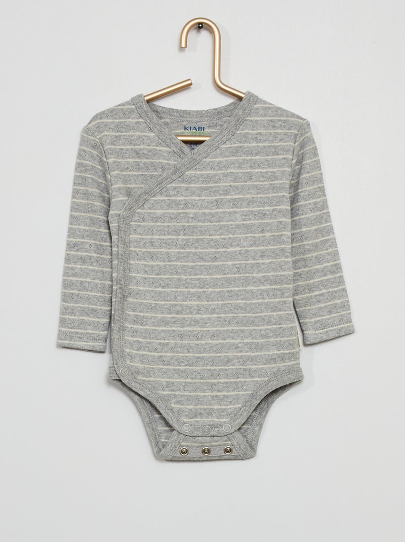 Body cruzado evolutivo GRIS - Kiabi