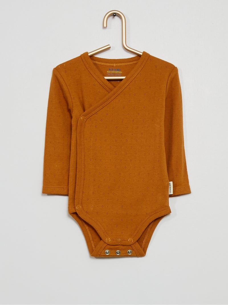 Body cruzado evolutivo MARRON - Kiabi