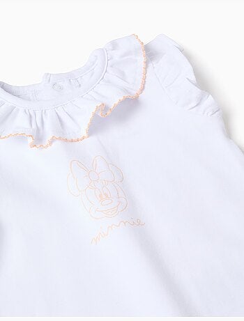 Body + cubrepañal con estampado de Minnie