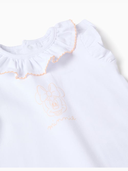 Body + cubrepañal con estampado de Minnie - Kiabi
