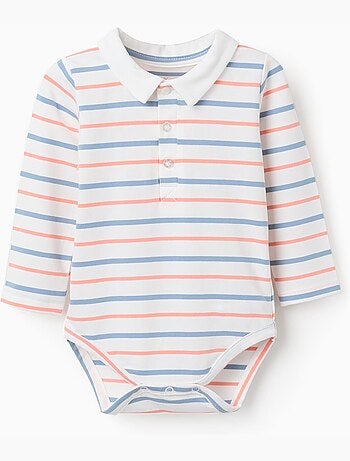 Body de algodón a rayas
