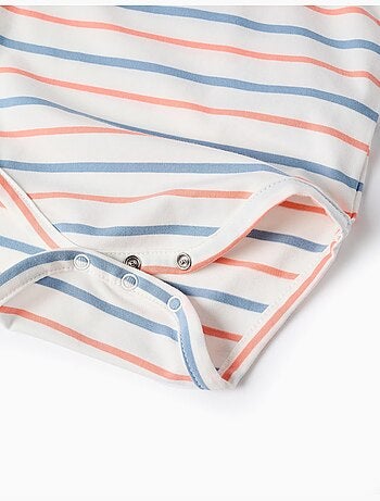 Body de algodón a rayas