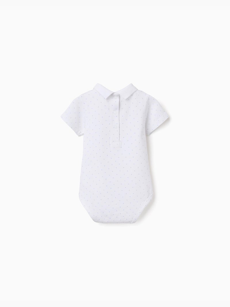 Body de algodón con estampado Blanco - Kiabi