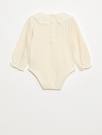 Body de algodón estampado