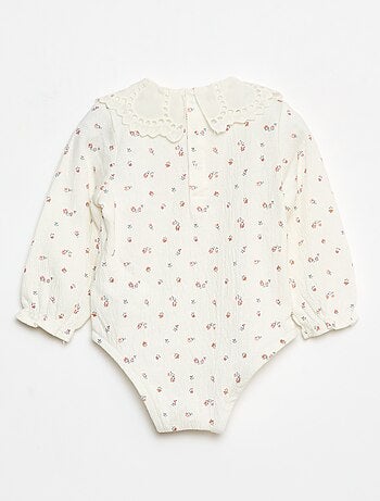 Body de algodón estampado