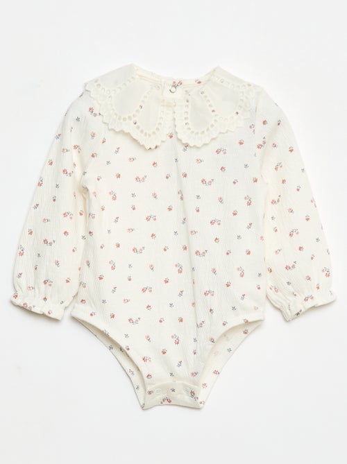 Body de algodón estampado - Kiabi