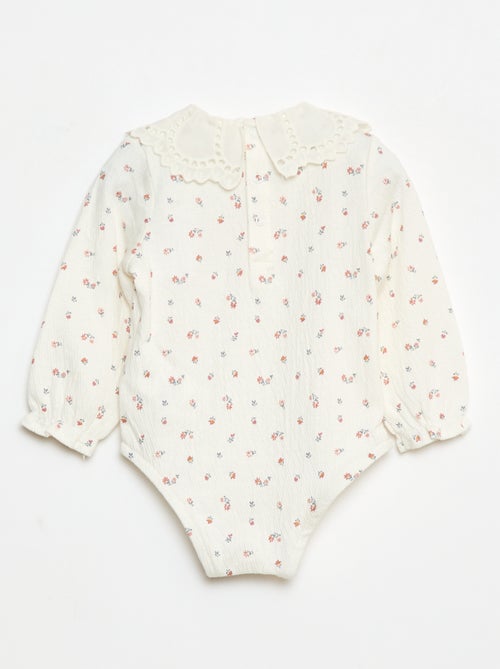 Body de algodón estampado - Kiabi