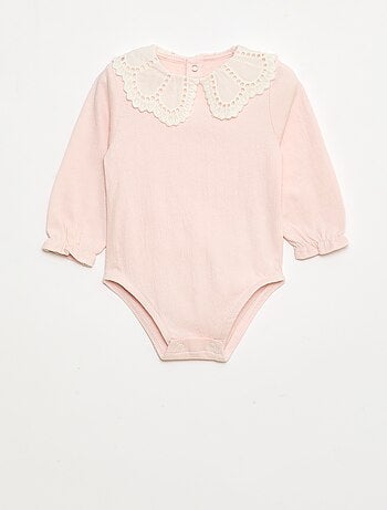 Body de algodón estampado