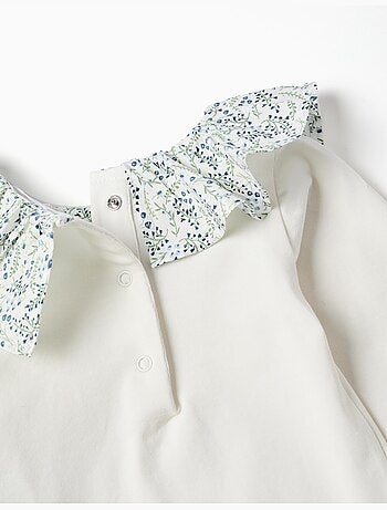 Body de algodón + pantalón corto con volantes You&Me