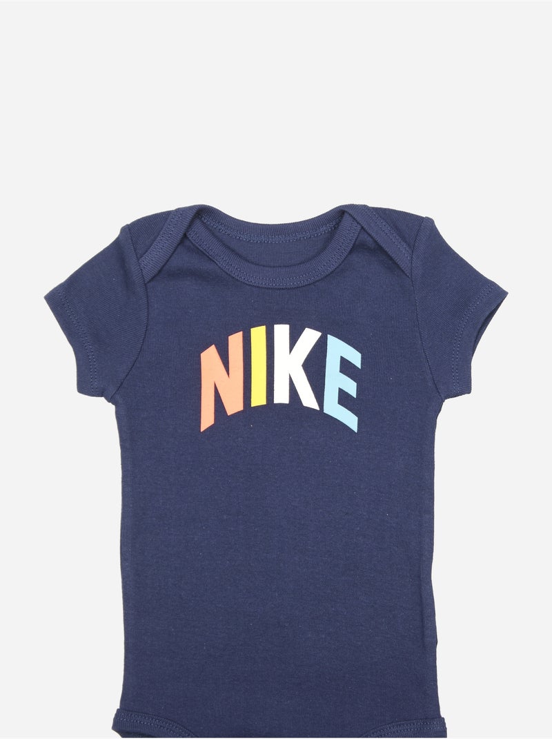 Body de bebé en estuche - Nike Azul Negro - Kiabi