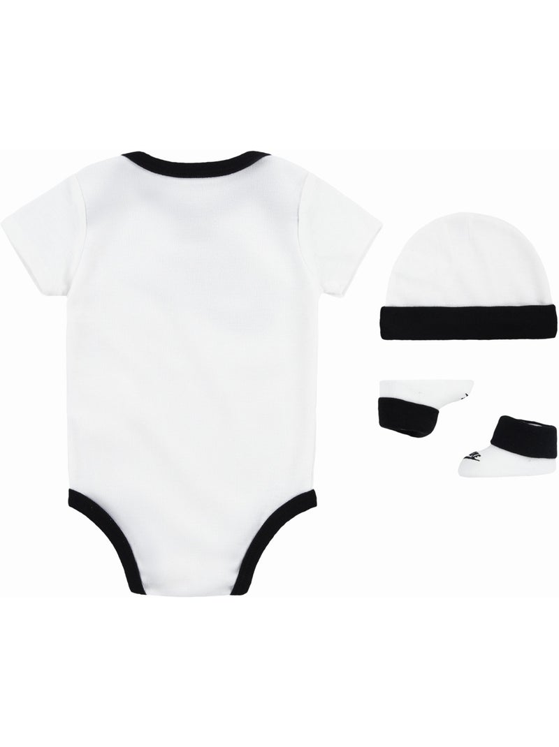 Body de bebé en estuche - Nike Blanco Negro - Kiabi