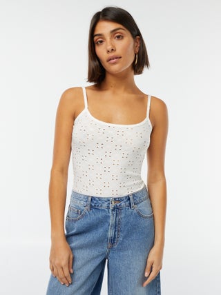 Body de bordado inglés