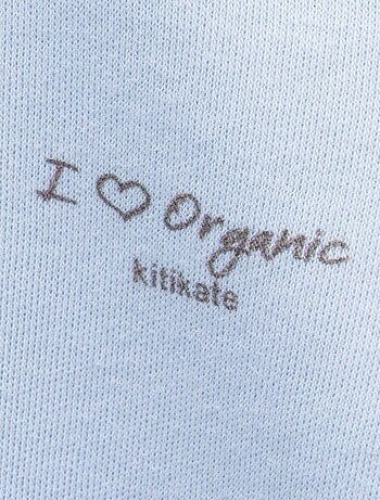 Body de manga corta en algodón orgánico - modelo basic - Kitikate