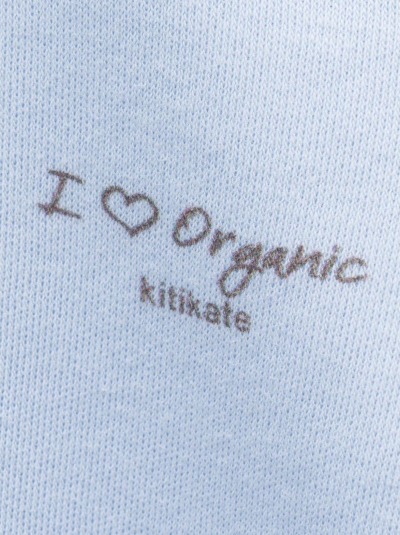 Body de manga corta en algodón orgánico - modelo basic | Kitikate Rosa - Kiabi