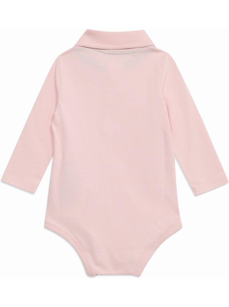 Body de manga larga - lacoste Rosa claro - Kiabi