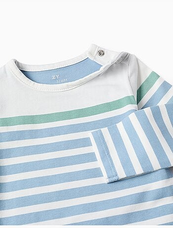 Body de manga larga a rayas