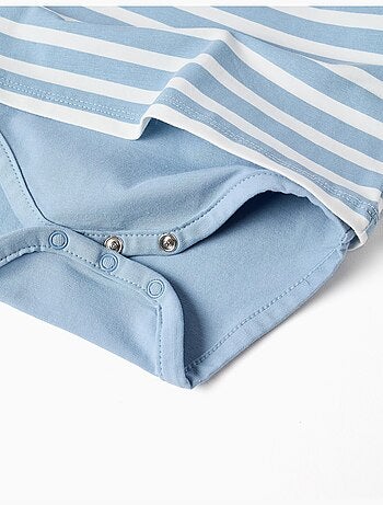 Body de manga larga a rayas