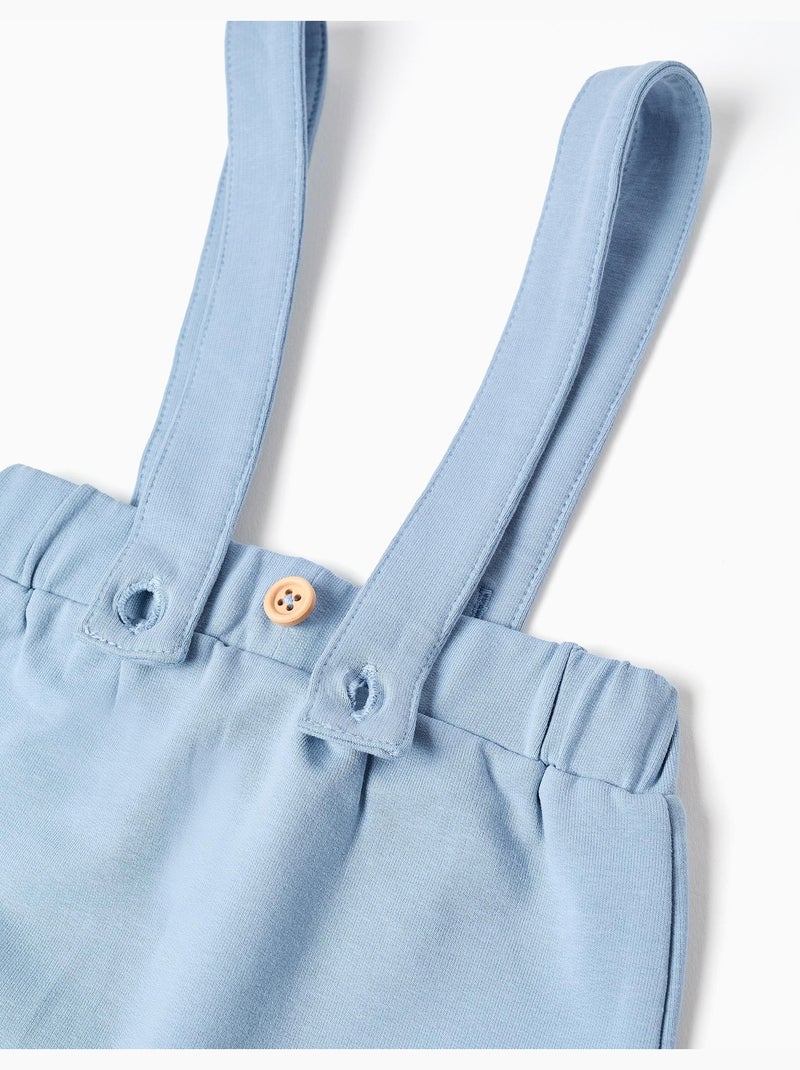 Body de manga larga a rayas + pantalón Azul claro - Kiabi