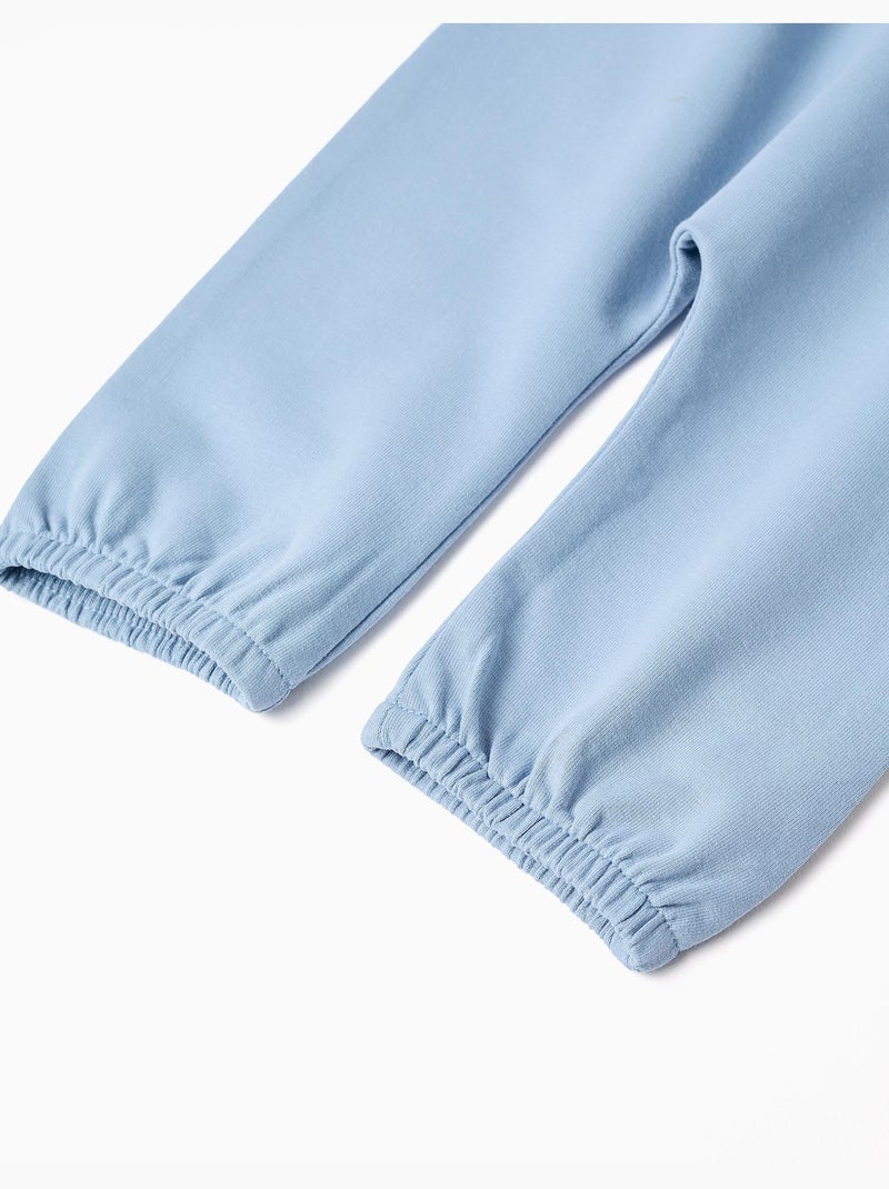 Body de manga larga a rayas + pantalón Azul claro - Kiabi